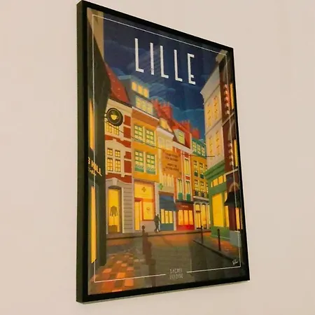 Gare Wifi Metro Musee Calme Confort 6 Lits - Le Ferrum Appartement Roubaix